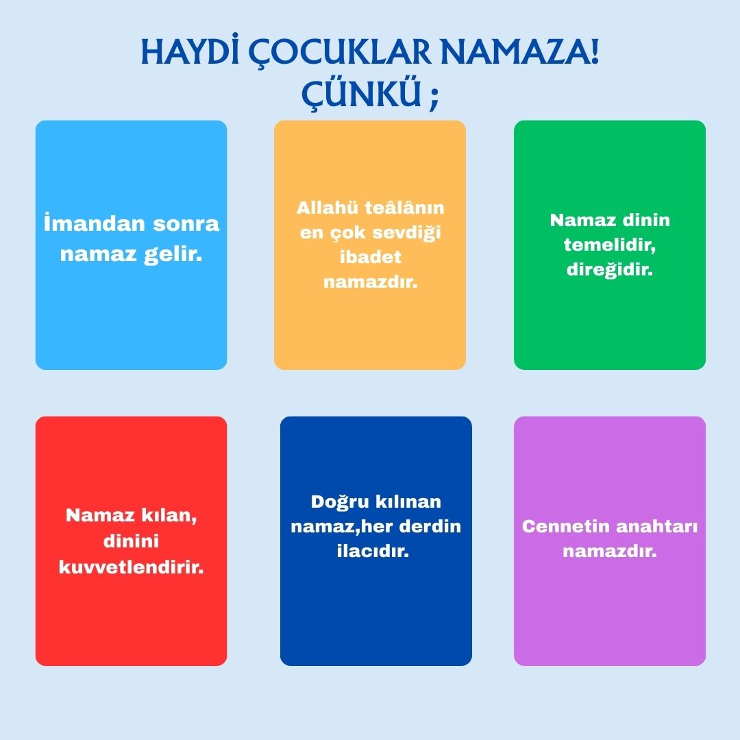 Haydi Çocuklar Namaza